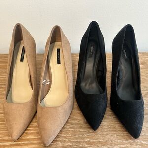 Never worn classic high heels, 24$ for both